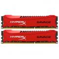 DIMM 8Gb 2x4Gb KIT DDR3 PC19200 2400MHz Kingston HyperX Savage Red (HX324C11SRK2/8)