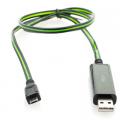  USB-MicroUSB Gmini mCable MEL200 with green light 80